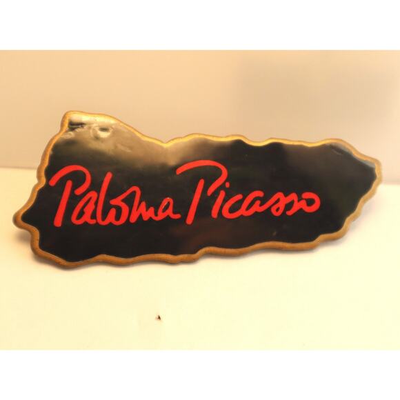 Paloma Picasso Perfume Advertising Pin Brooch - Picture 1 of 3